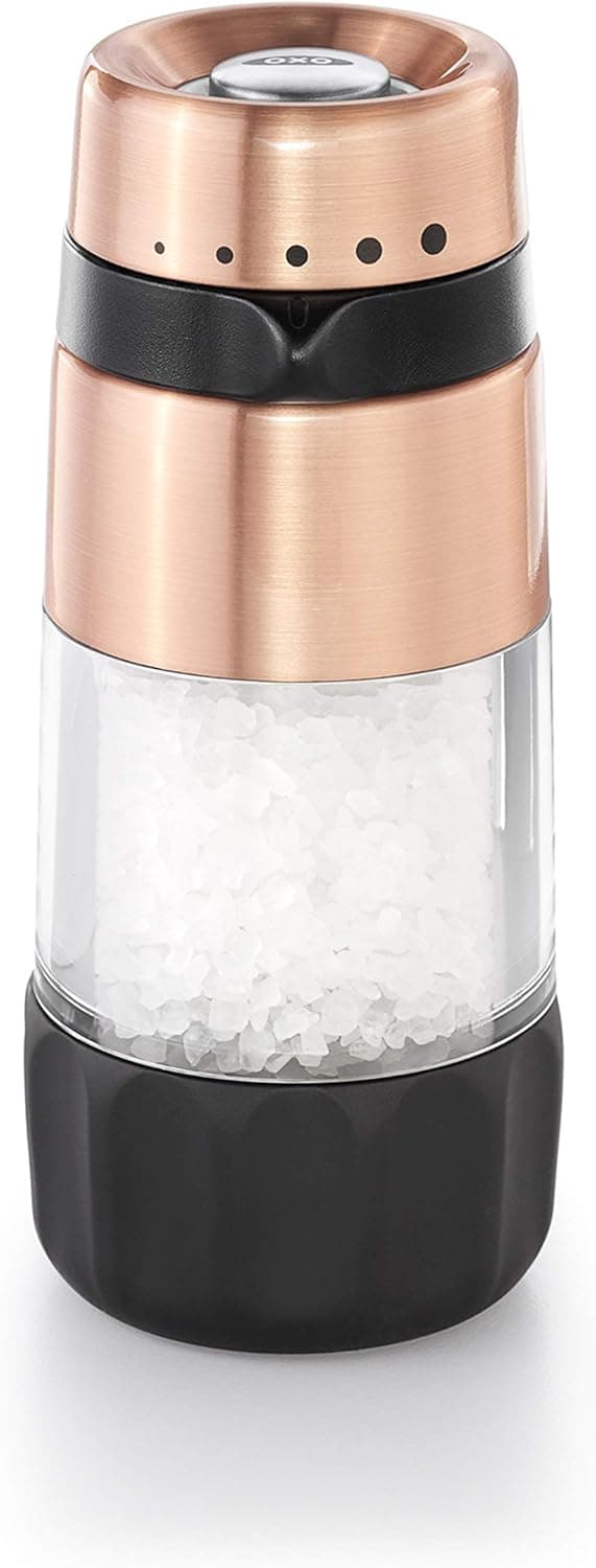 OXO Good Grips Accent Mess-Free Salt Grinder, Copper