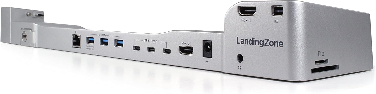 LandingZone Docking Station for The 15-inch MacBook Pro with Touch Bar and 4 USB-C Ports [MacBook Model A1707 & A1990 Released 2016-2019]