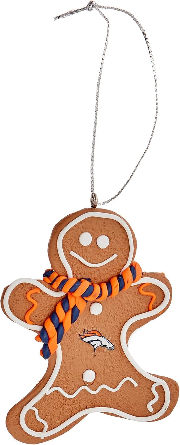 FOCO NFL Gingerbread Man Ornament