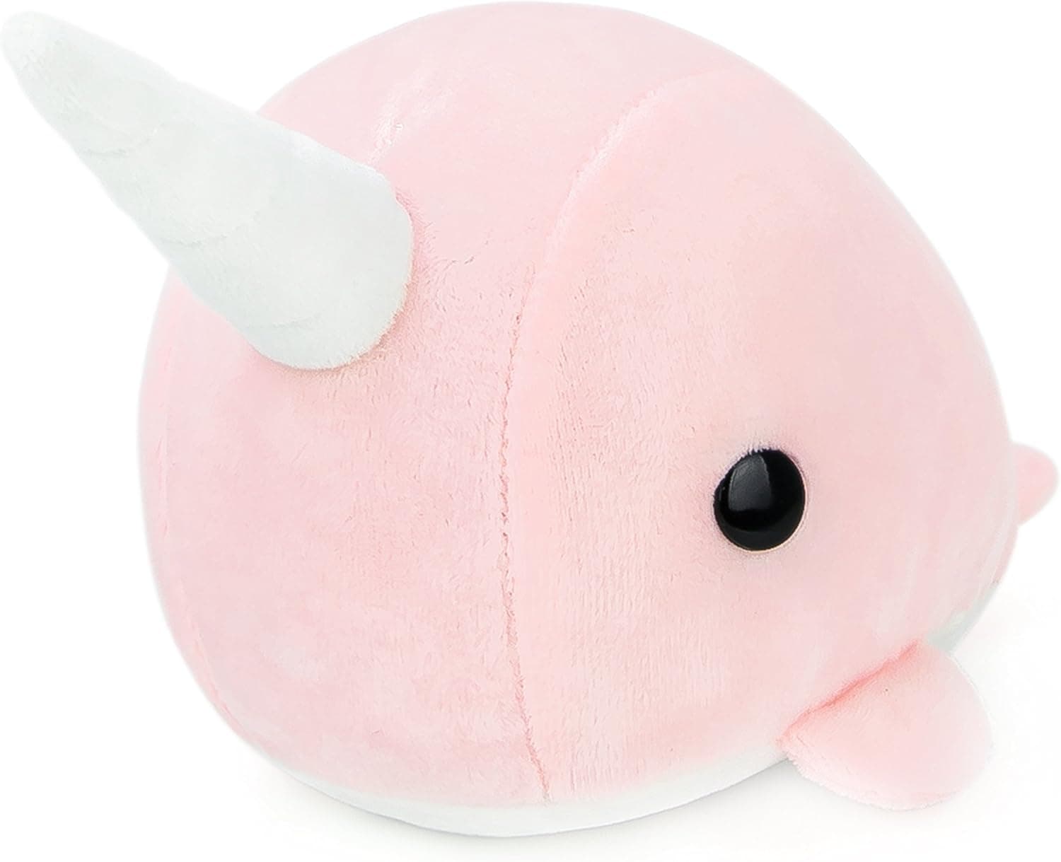Bellzi Pink Narwhal Stuffed Animal Plushie - Soft Kawaii Plush Toy - Cute Plushies for All Ages - Narwhali