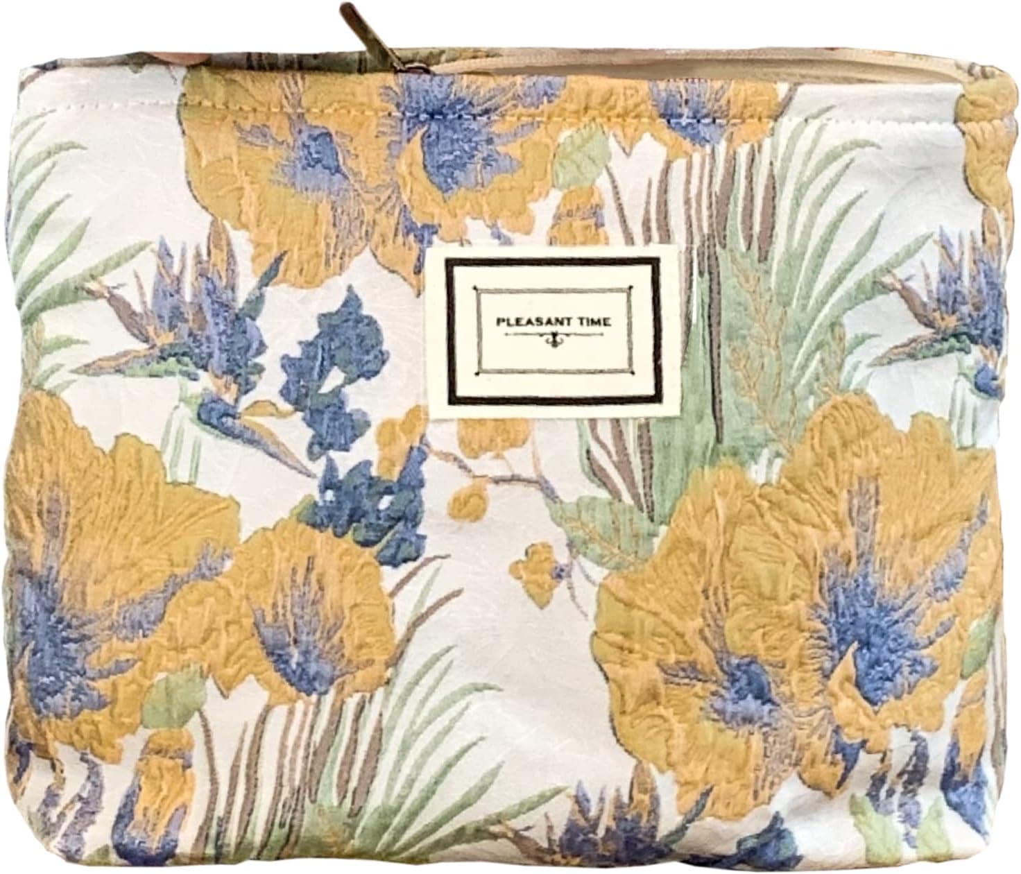 Cosmetic Bags for Women, Corduroy Cosmetic Bag, Cute Oil Painting ​Makeup Organizer Storage Makeup Bag Aesthetic Women Handbags Purses Girls Pencil Case Bags
