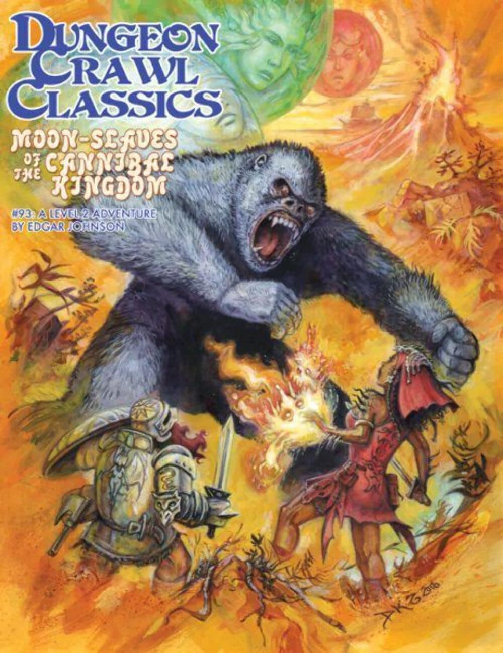 Goodman Games, Inc. Dungeon Crawl Classics #93: Moon-Slaves of The Cannibal Kingdom (Dcc RPG Adv.)