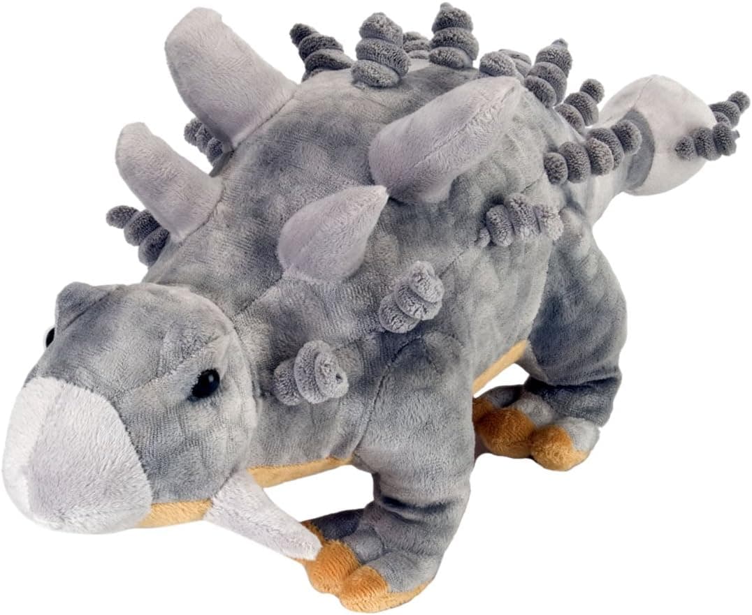 WILD REPUBLIC Ankylosaur Dinosaur Stuffed Animal, Plush Toy, Gifts for Kids, Dinosauria 19"