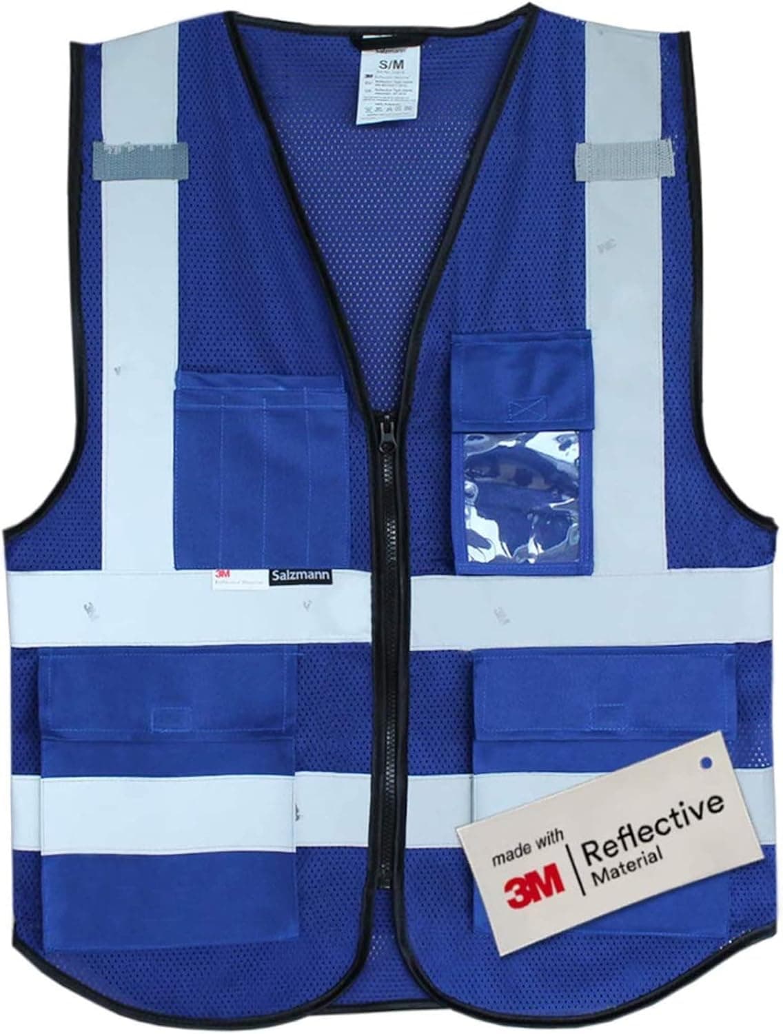 Salzmann 3M Multi-Pocket Working Vests | High Visibility Reflective Vests | Made With 3M Reflective Material