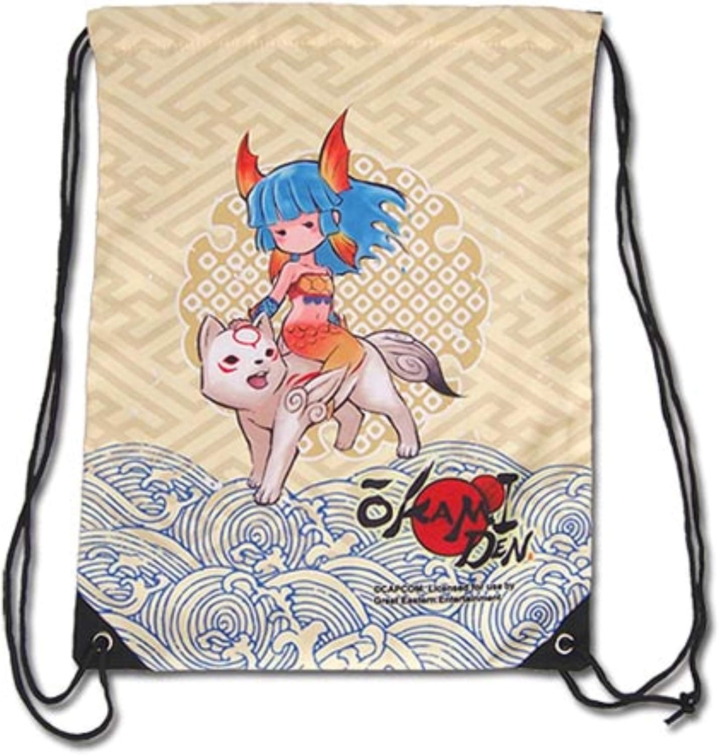 Okami Den - Chibiterasu & Nanami Drawstring Bag