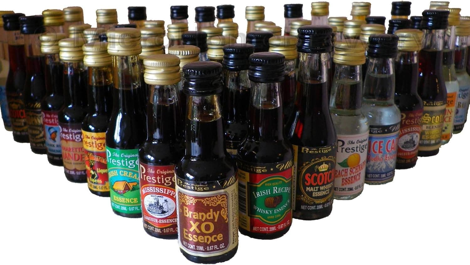 Tequila Essences Flavourings Assortment of 6x 20ml each Flavours 750ml of Vodka