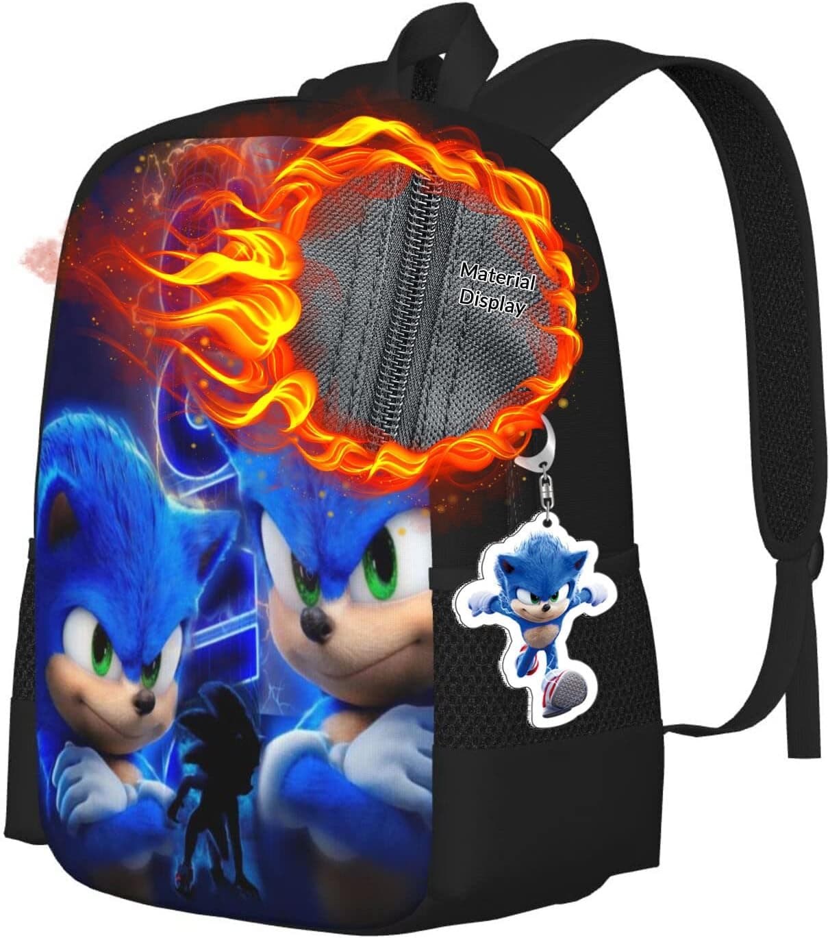 SHEFDVEG Cute Blue Backpack For Travel Laptop Daypack 3d Print Bag For Boys And Men