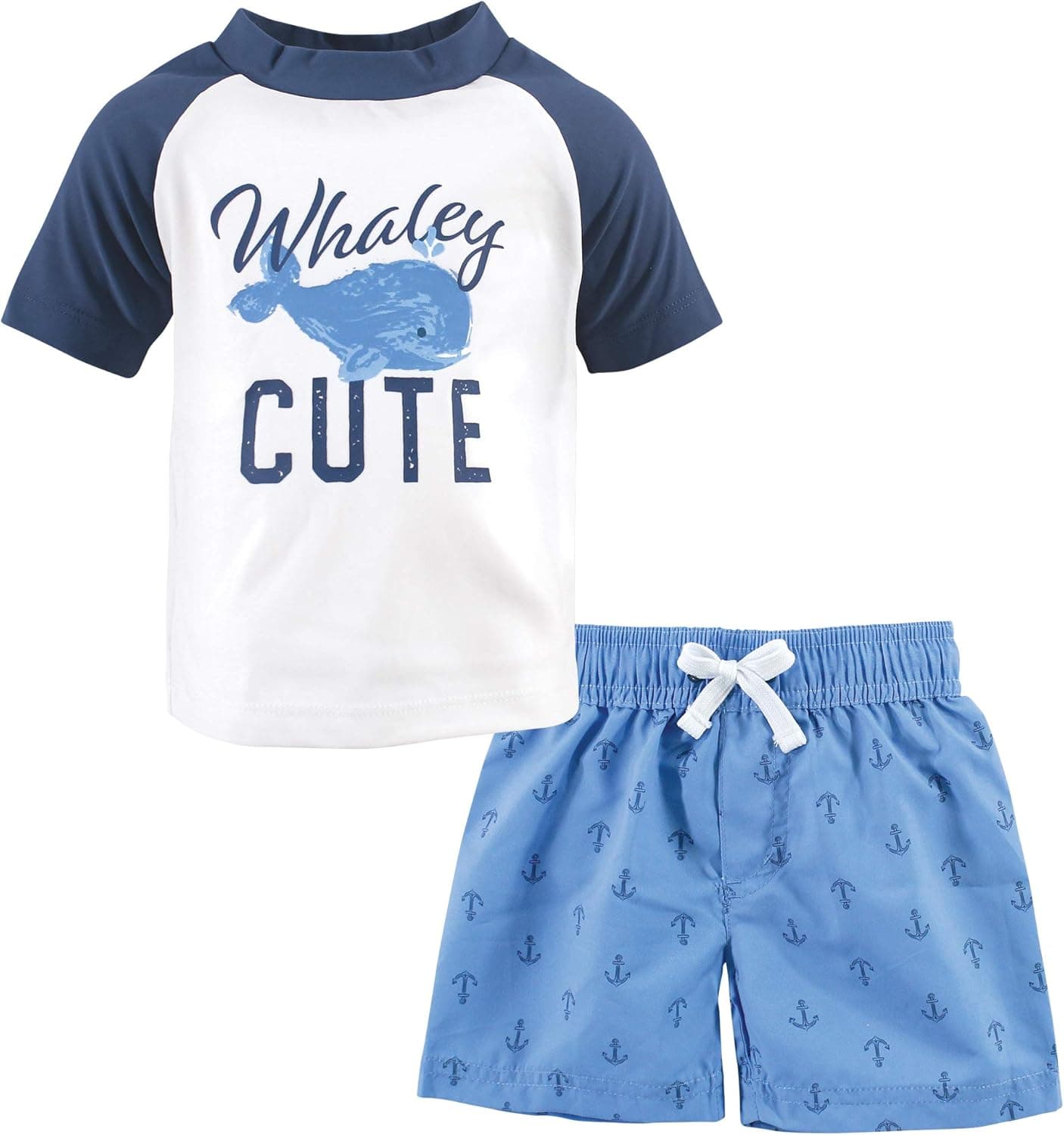 Hudson Baby Boys' Swim Rashguard Set