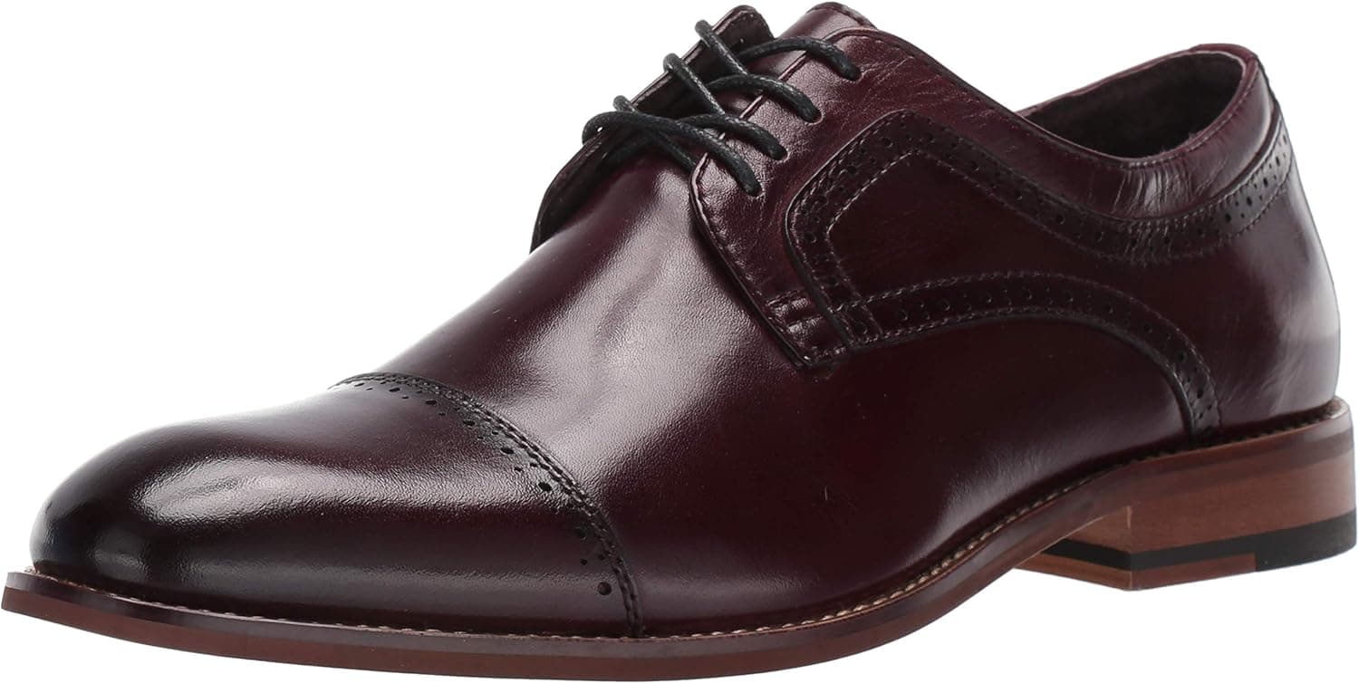 STACY ADAMS Men's Dickinson Cap-Toe Lace-up Oxford