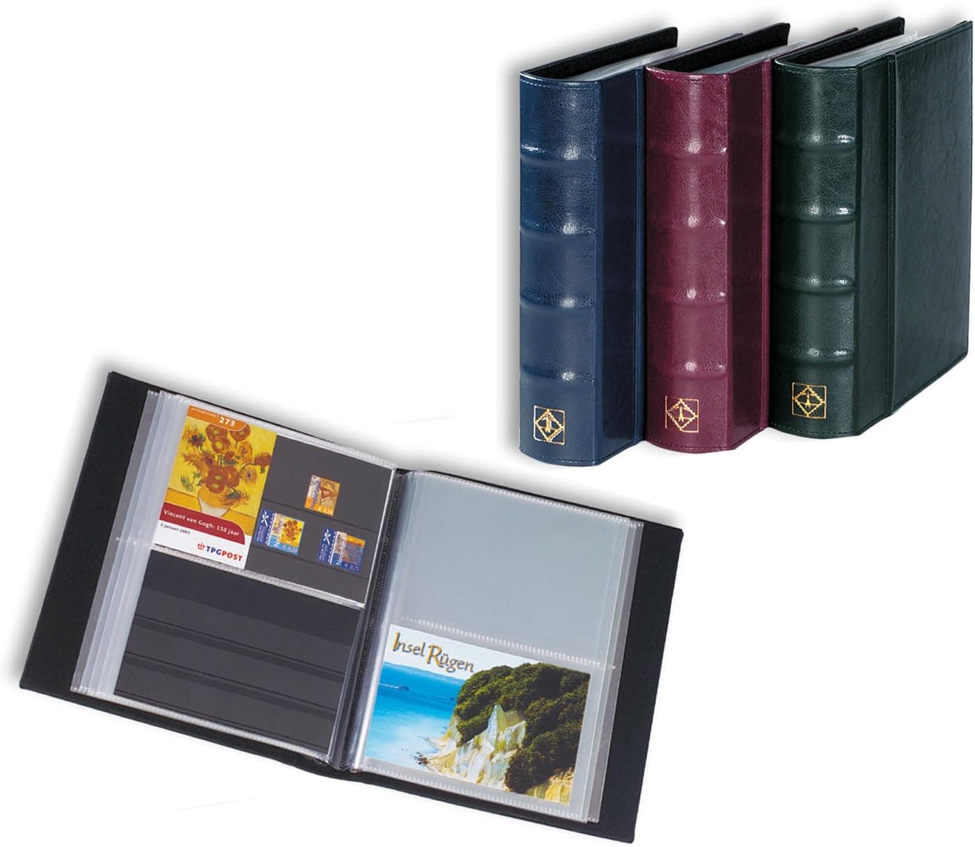 Lighthouse Postcard Album in Red CLPK