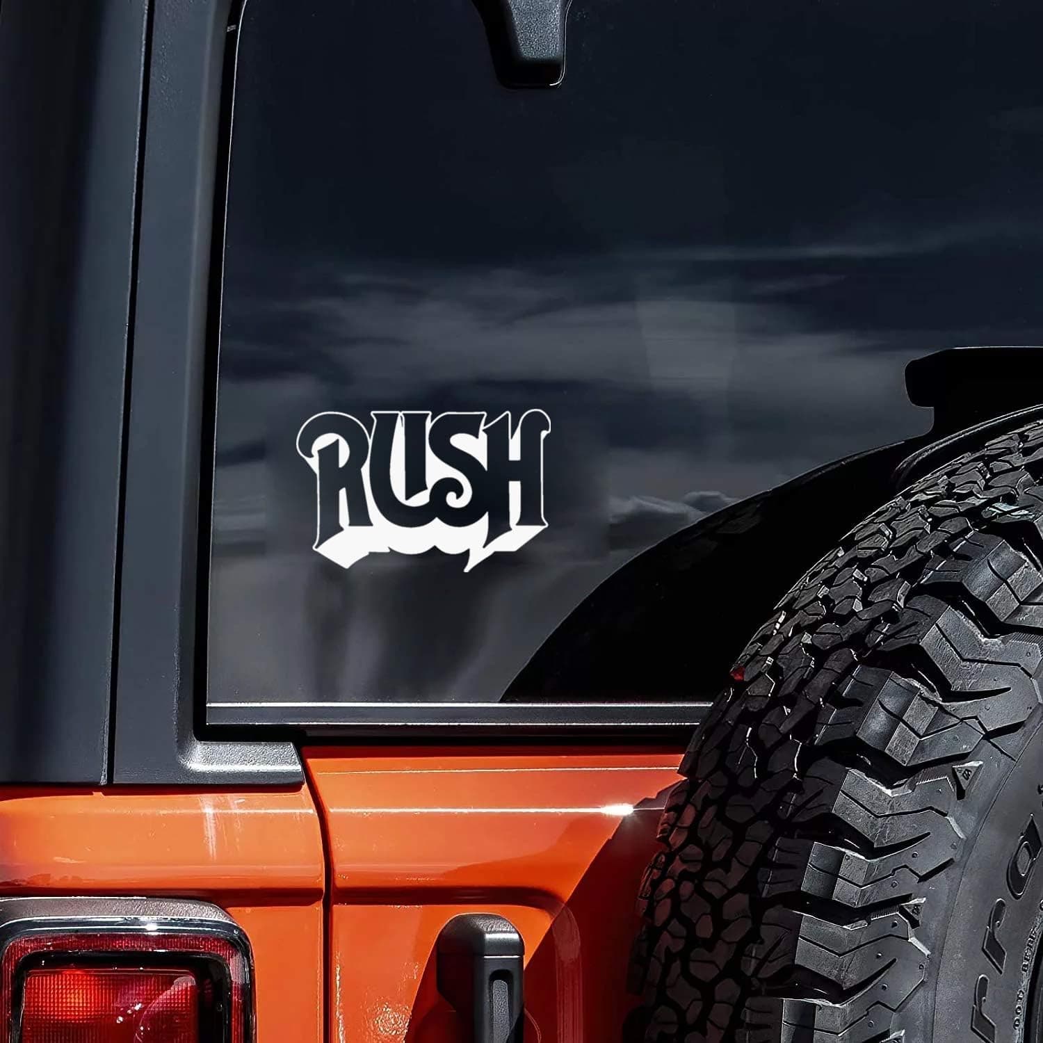 Ewdsqs Rush Car Sticker Music Band Rock Car Decal for Truck Car Bumper Decoration for Laptop for Car Window Body Sticker
