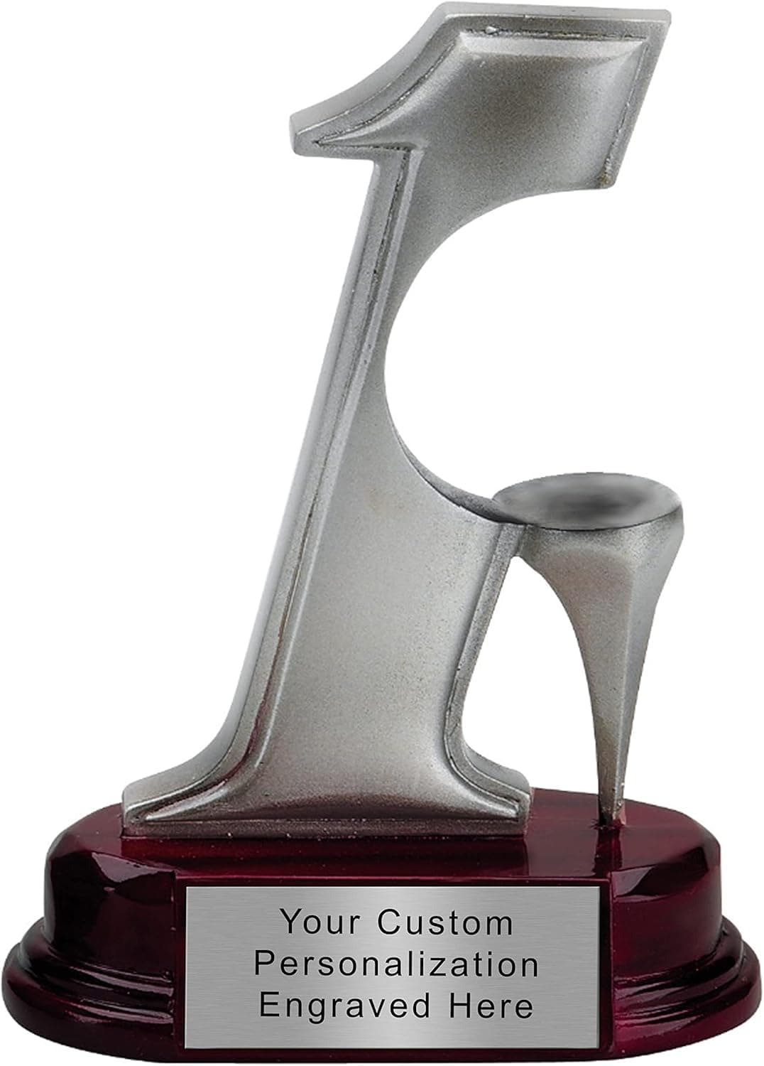 K2AWARDS Hole in One Trophy - 5.5 inch Golf Trophy with Custom Plate