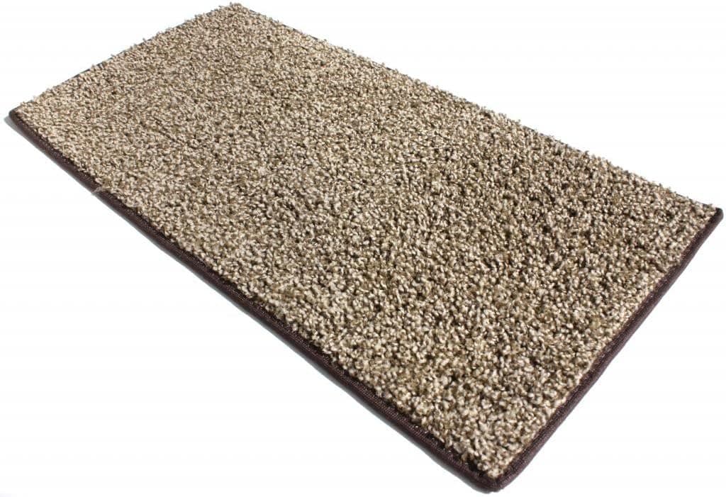 6 inches x 6 inches Area Rug Sample. Area Rug Carpet. MULTIPLE SIZES, SHAPES and COLORS TO CHOOSE FROM. Home area rugs, runner, rectangle, square, oval and round. 22 oz. Face Weight. 1/2" Thick. Polyester. Loose and Soft Frieze.