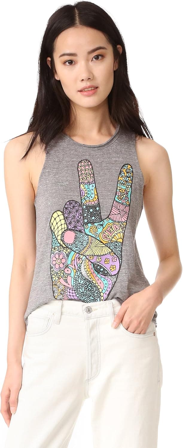 CHASER Women's Peace Fingers T-Shirt