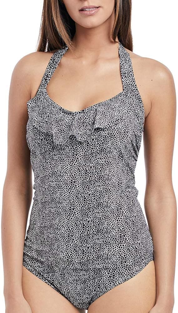Freya Women's Standard Run Wild Underwire Tankini with Retro Frill