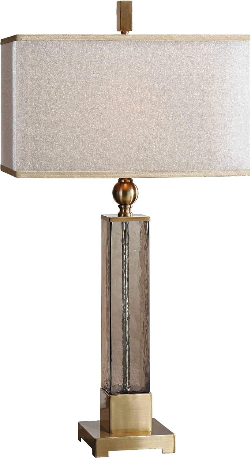 Uttermost Caecelia Amber Glass Table Lamp