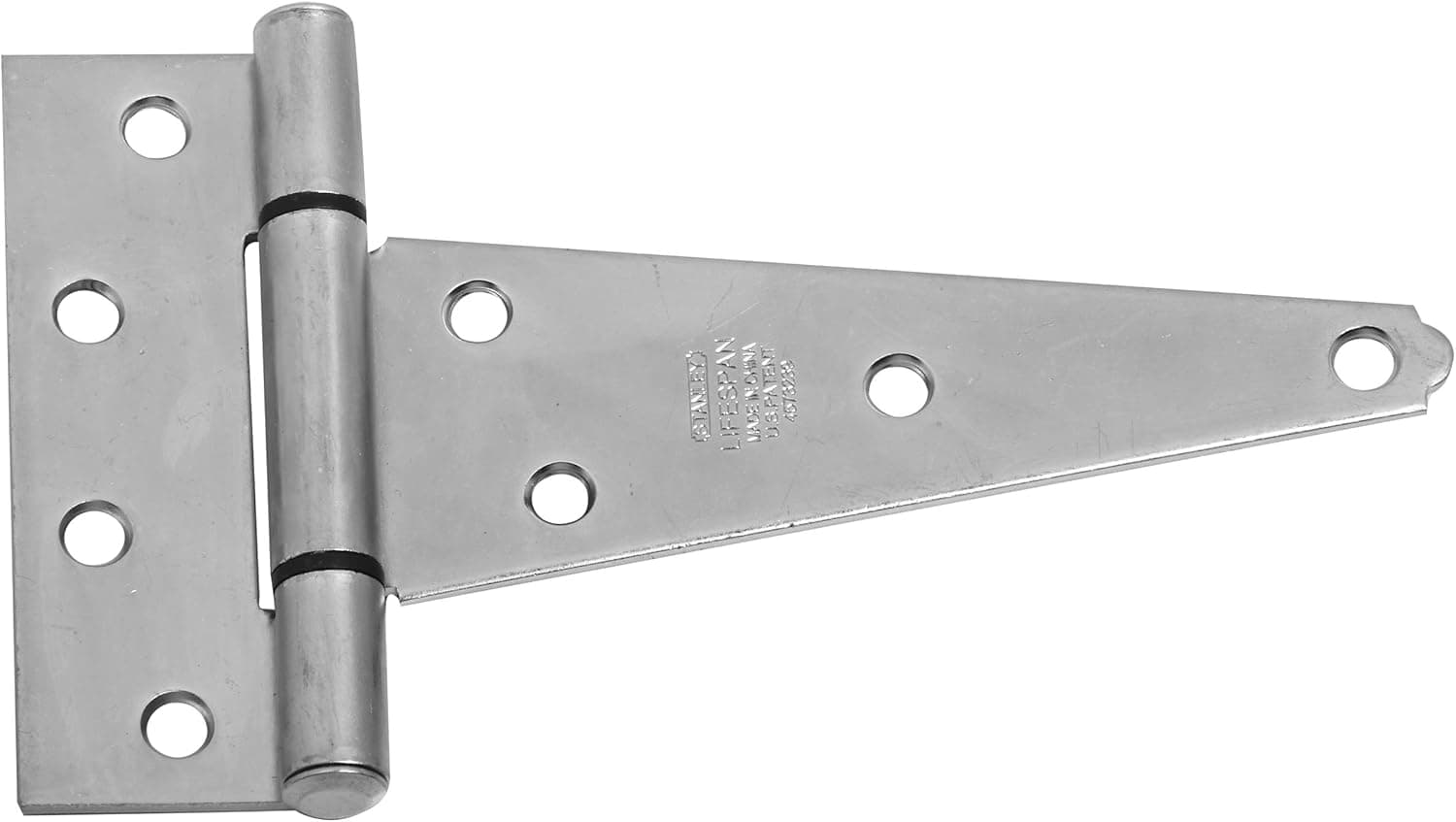 Stanley Hardware 908 6-Inch Zinc Plated Lifespan Heavy T-Hinge No Screw