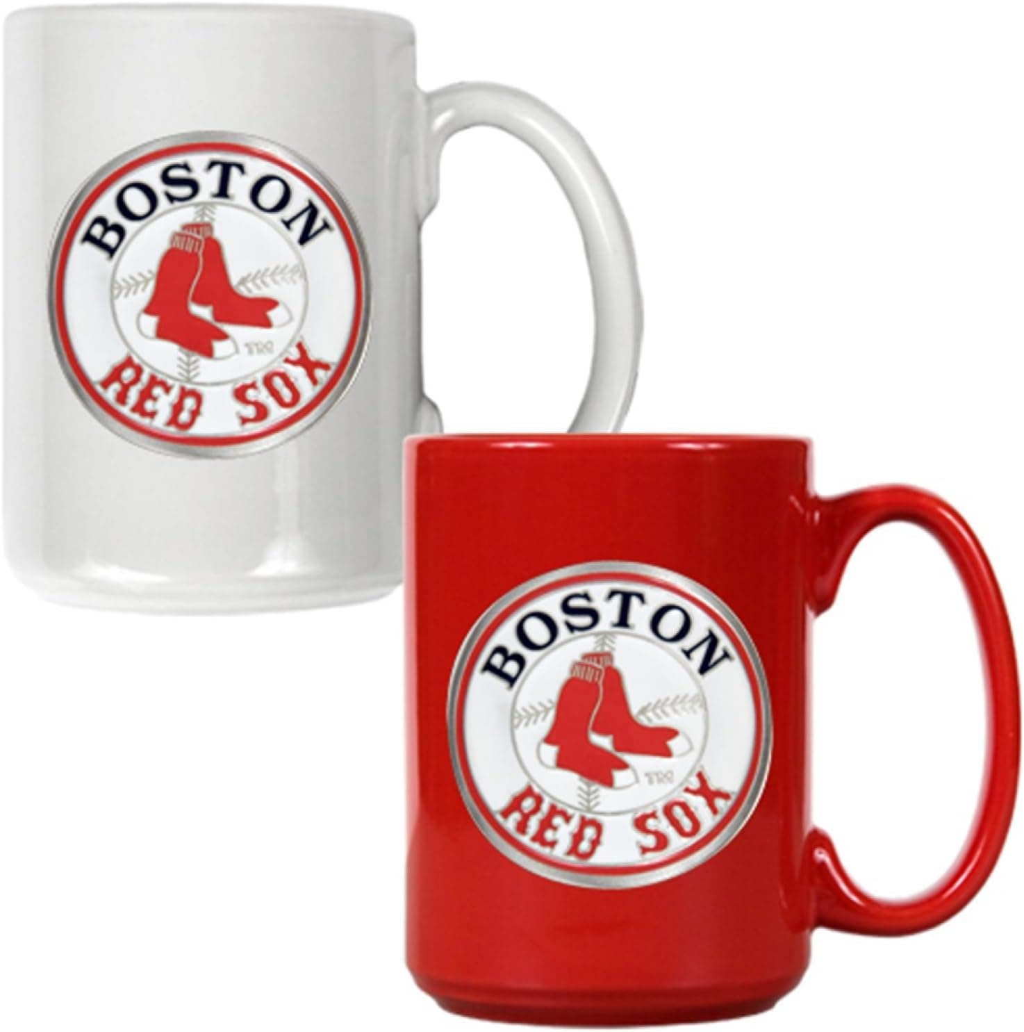 MLB Two Piece Ceramic Mug Set - Primary Logo