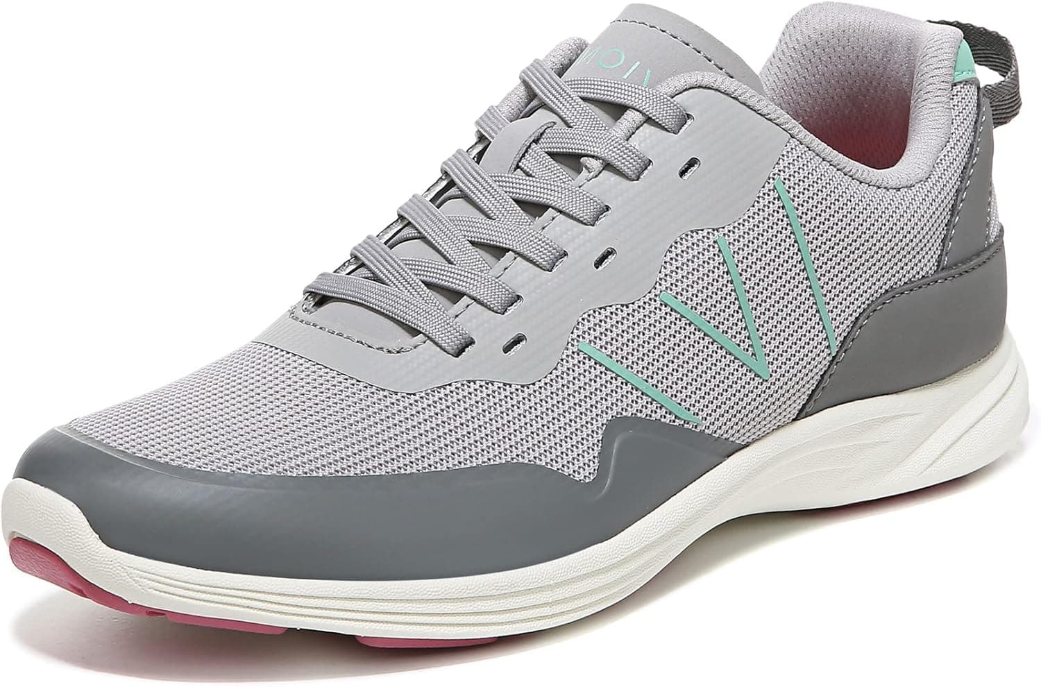 Vionic Women's Agile Audie Walking Sneakers-Supportive Lace-Up Sneakers That Include Three-Zone Comfort with Orthotic Insole Arch Support, Medium and Wide Fit, Sizes 5-12
