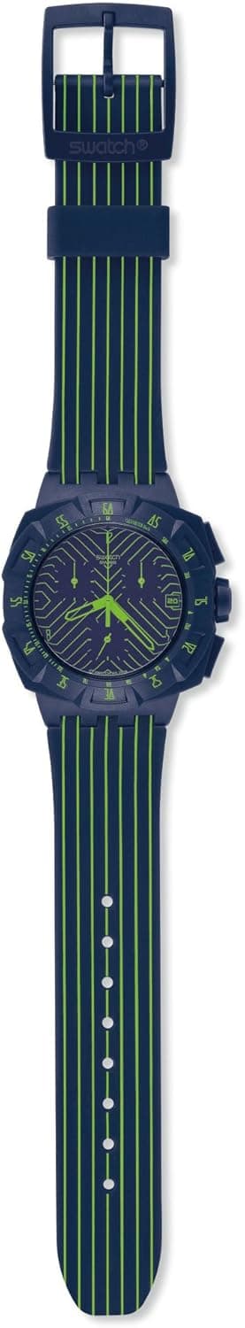 Swatch Men's SUIN401 Fast Run Multi-Color Strap Watch
