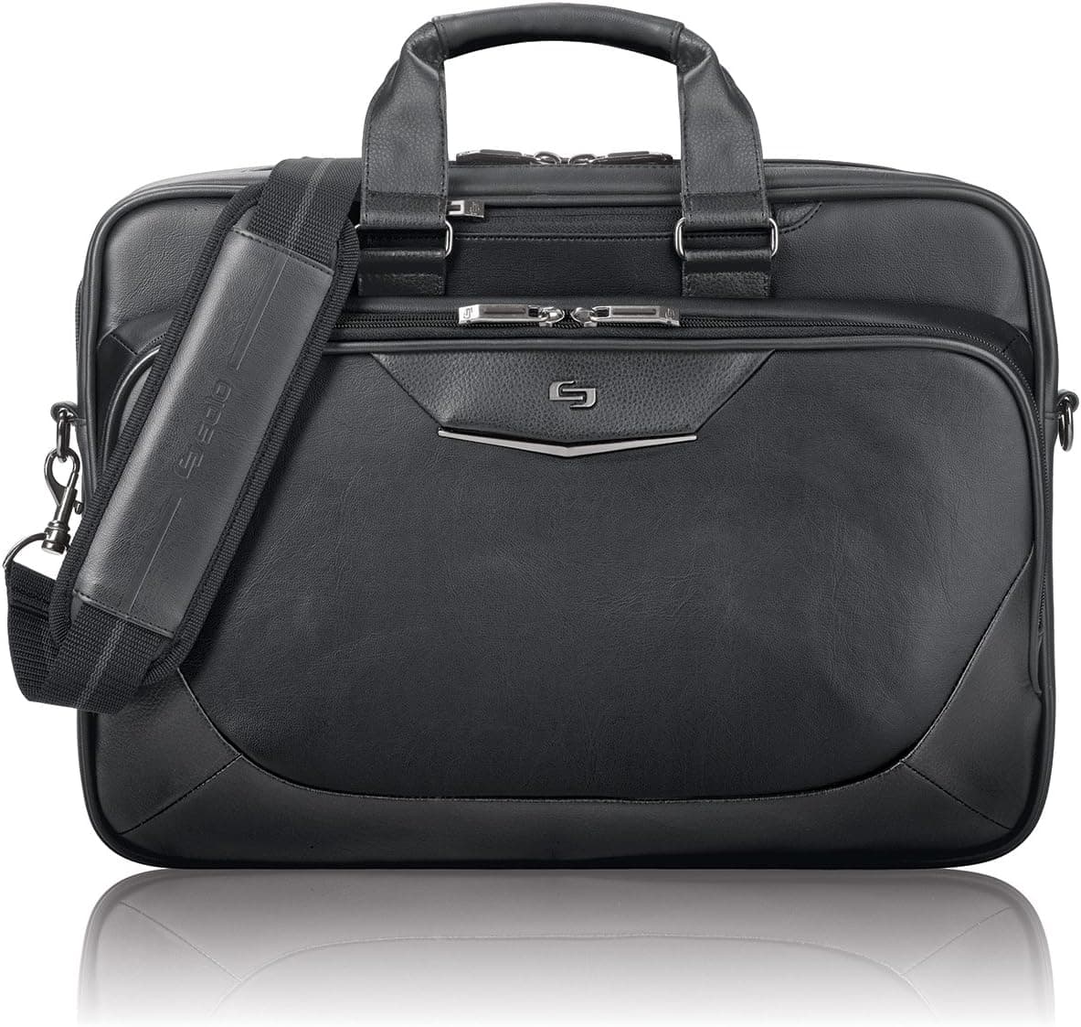 SOLO Executive Briefcase for Laptops up to 15.6-Inch With Pocket for Tablet or eReader (EXE320-4U2)