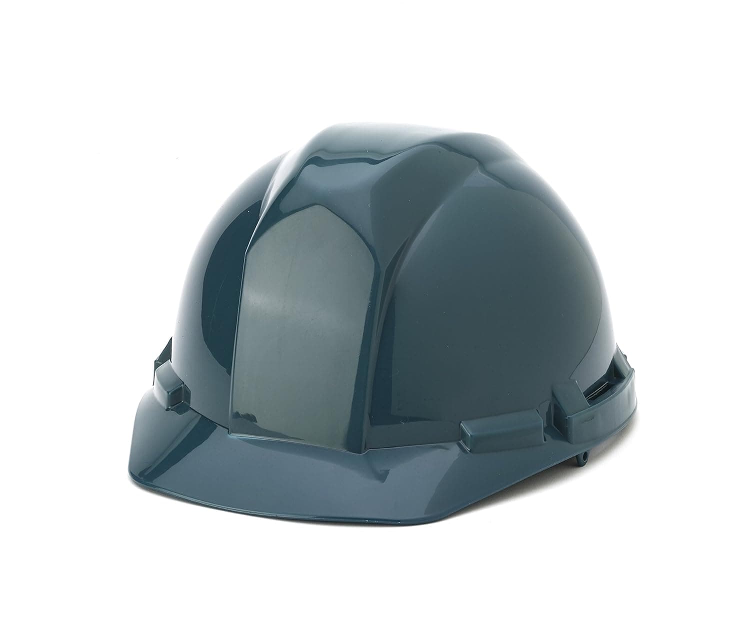Mutual 50215 Polyethylene 6-Point Ratchet Suspension Hard Hat, Green