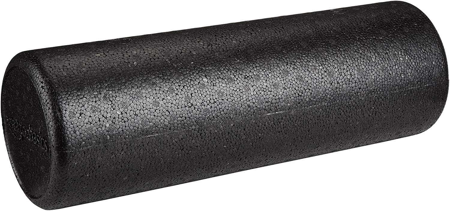 Amazon Basics High-Density Round Foam Roller for Exercise, Massage, Muscle Recovery - 12", 18", 24", 36"