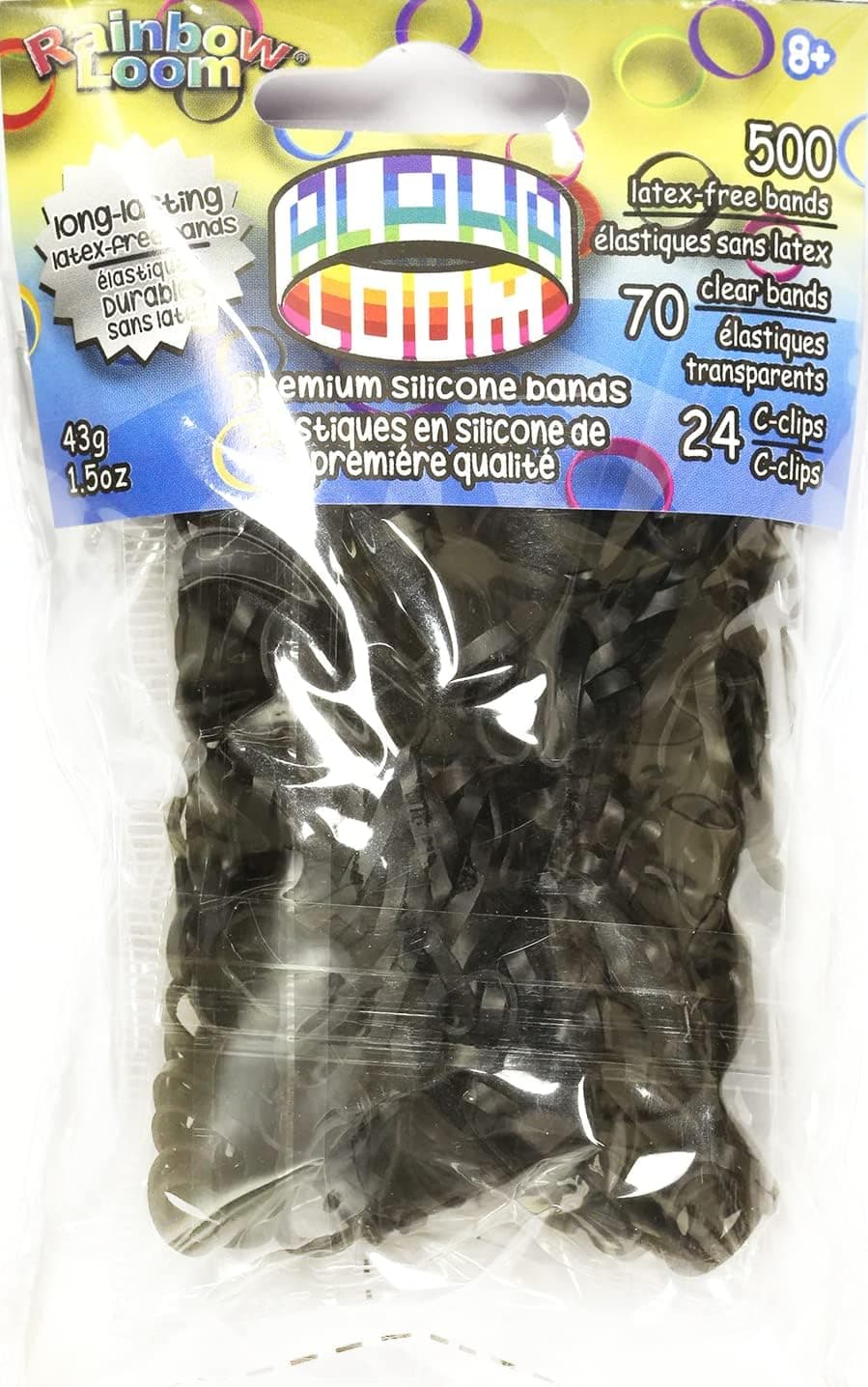 Rainbow Loom Alpha Bands Craft Accessory, Black, Normal