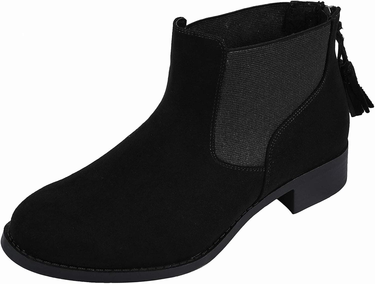 Luoika Women's Ankle Boots Low Heel Booties.
