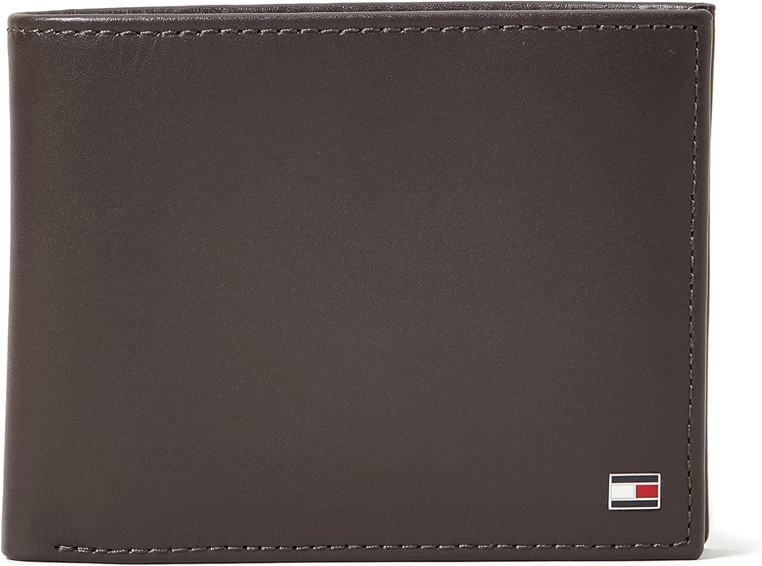 Tommy Hilfiger Eton Leather Credit Card & Coin-Pocket Men's Wallet, Brown