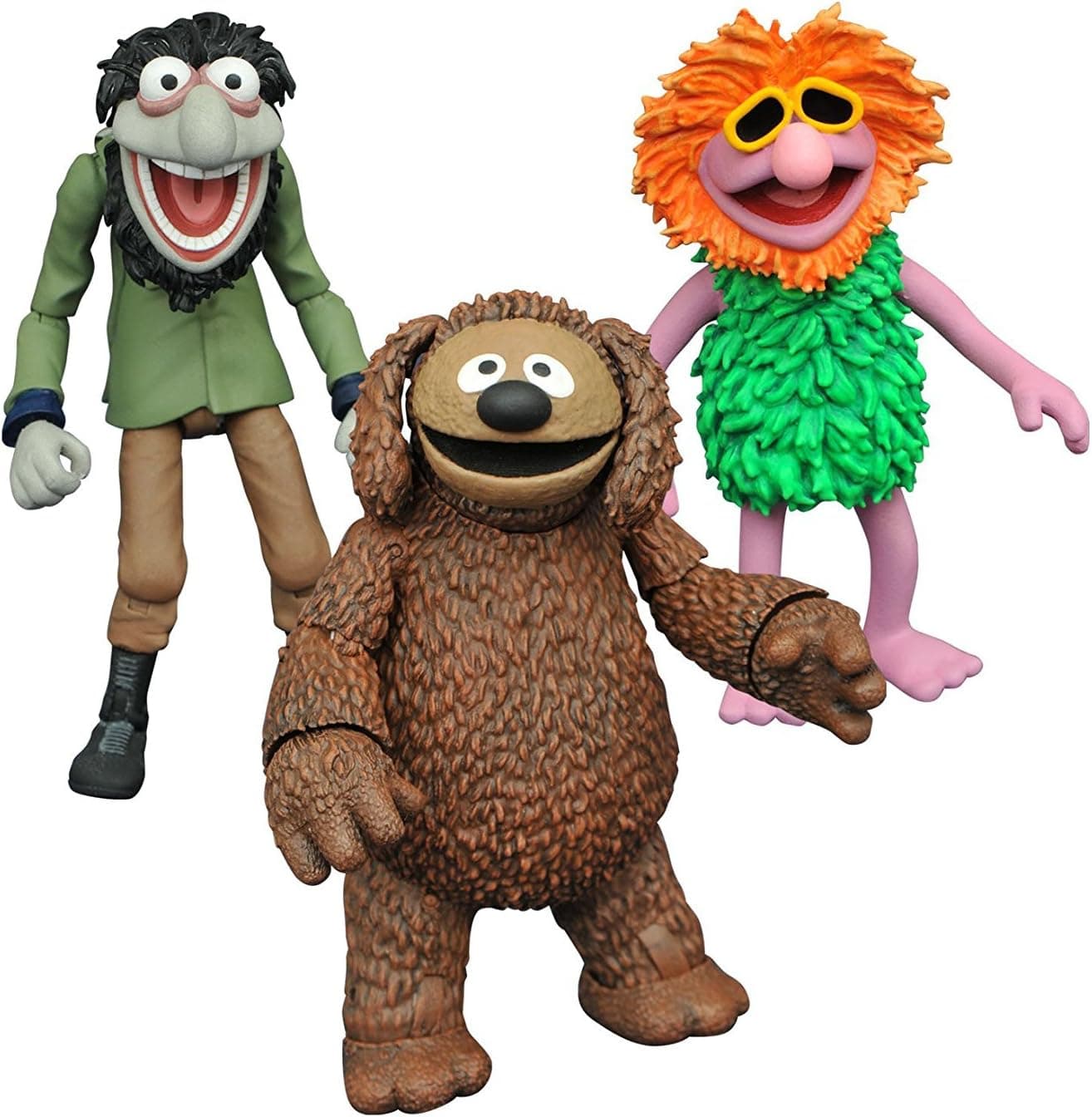 Diamond Select Toys The Muppets: Rowlf, Mahna Mahna, and Crazy Harry Select Action Figure (3 Pack)