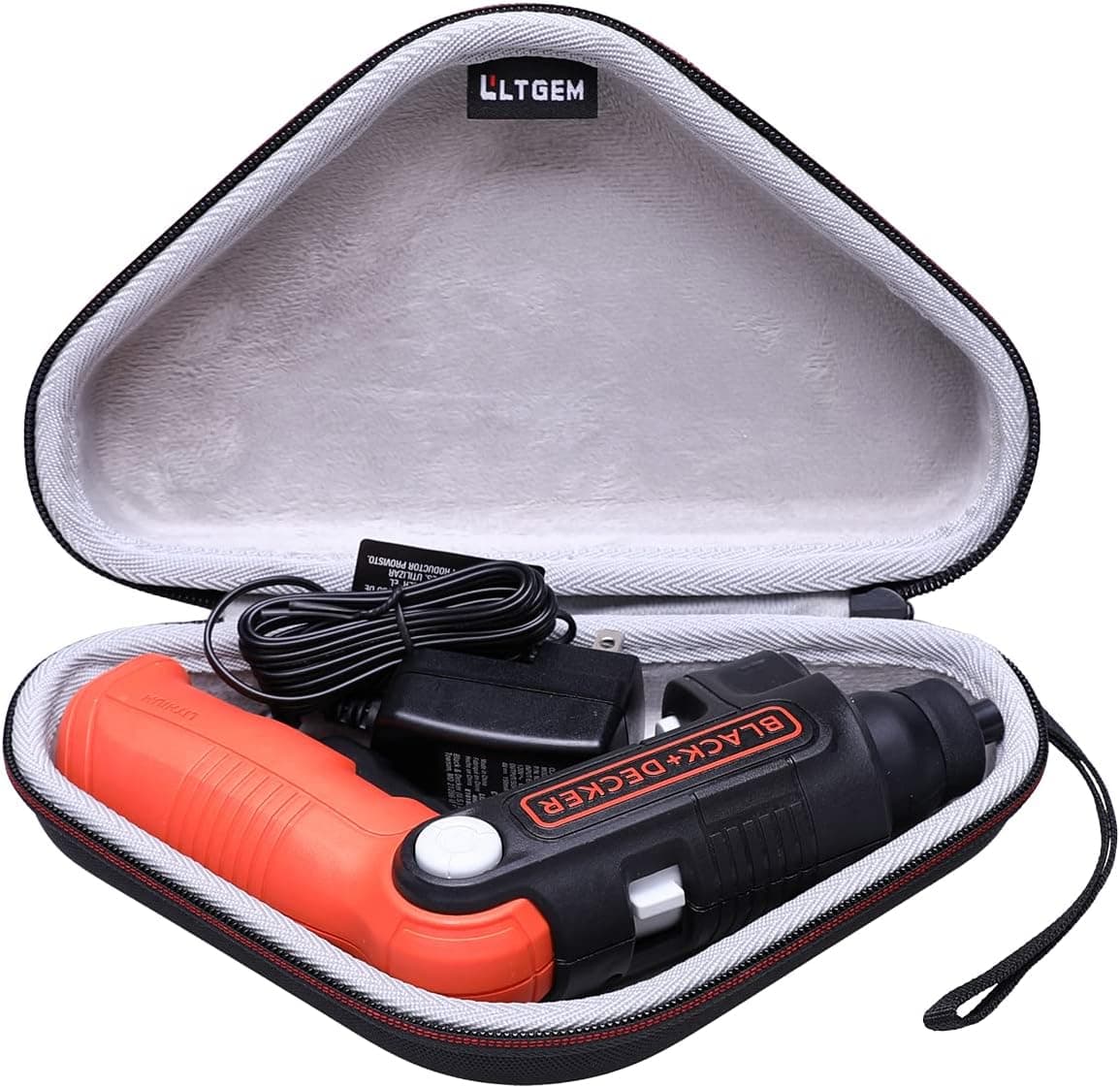 L LTGEM EVA Hard Case for BLACK+DECKER 4V MAX Cordless Screwdriver (BDCSFL20C) - Travel Protective Carrying Storage Bag