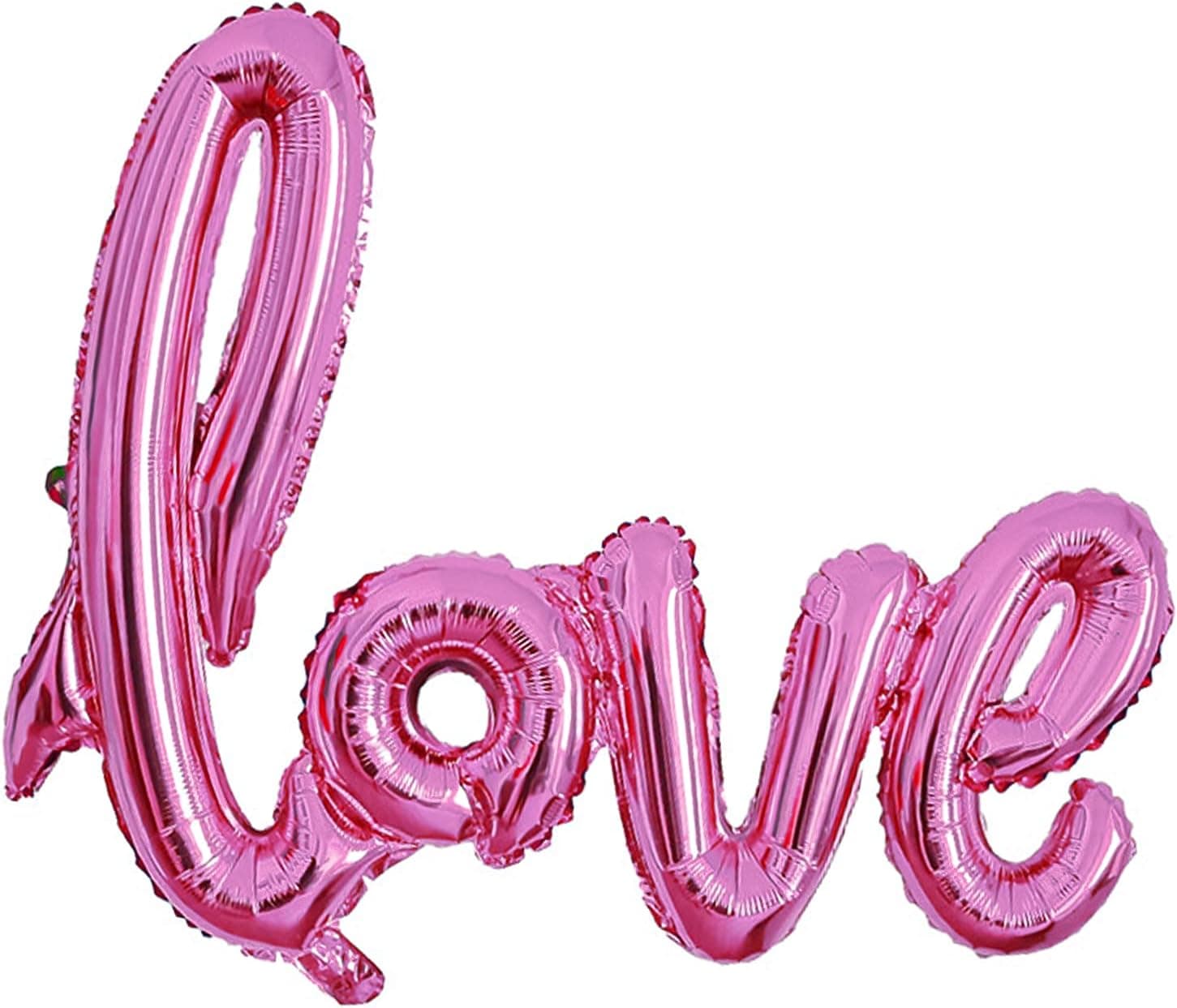 NANAKKI Valentines Day Balloons, Pink Love Balloon Foil Love Letter Ballons Decorations for Wedding, Engagement, Valentine’s Day, Bridal Shower