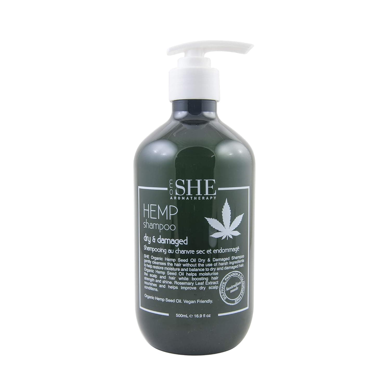 Om She Aromatherapy Hemp Seed Oil Dry & Damaged Shampoo