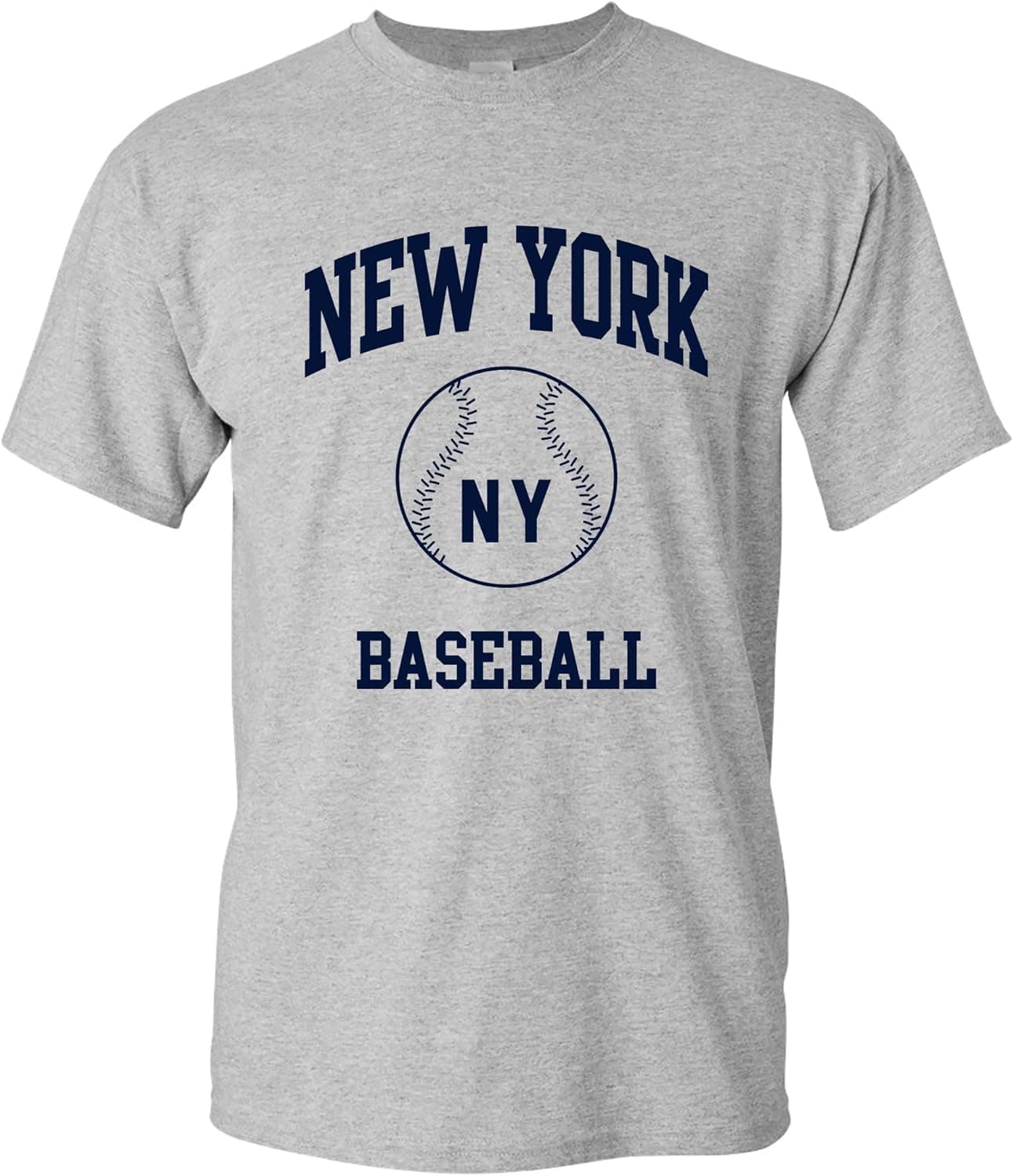 Classic Baseball Arch Basic Cotton T-Shirt
