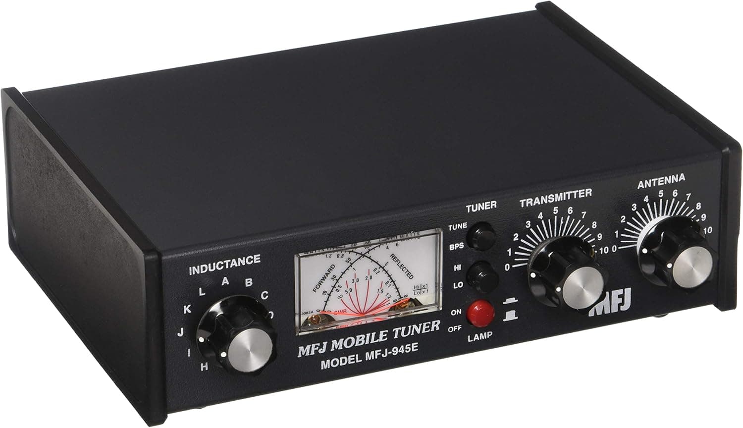 MFJ Enterprises Original MFJ-945E 1.6~60 MHz Mobile Antenna Tuner w/Watt Meter & Antenna Bypass Switch. 300 Watts