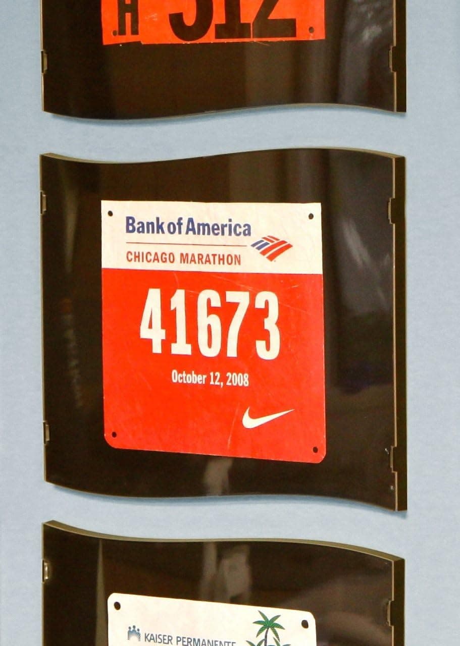 The RACER Wall Frame Display your photos & bibs