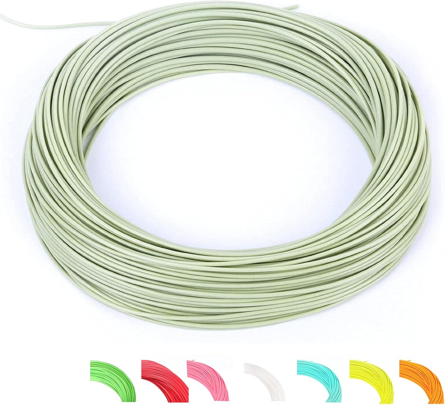 Maxcatch Fly Line Weight Forward Floating Fly Fishing Line (Moss Green, WF3F)