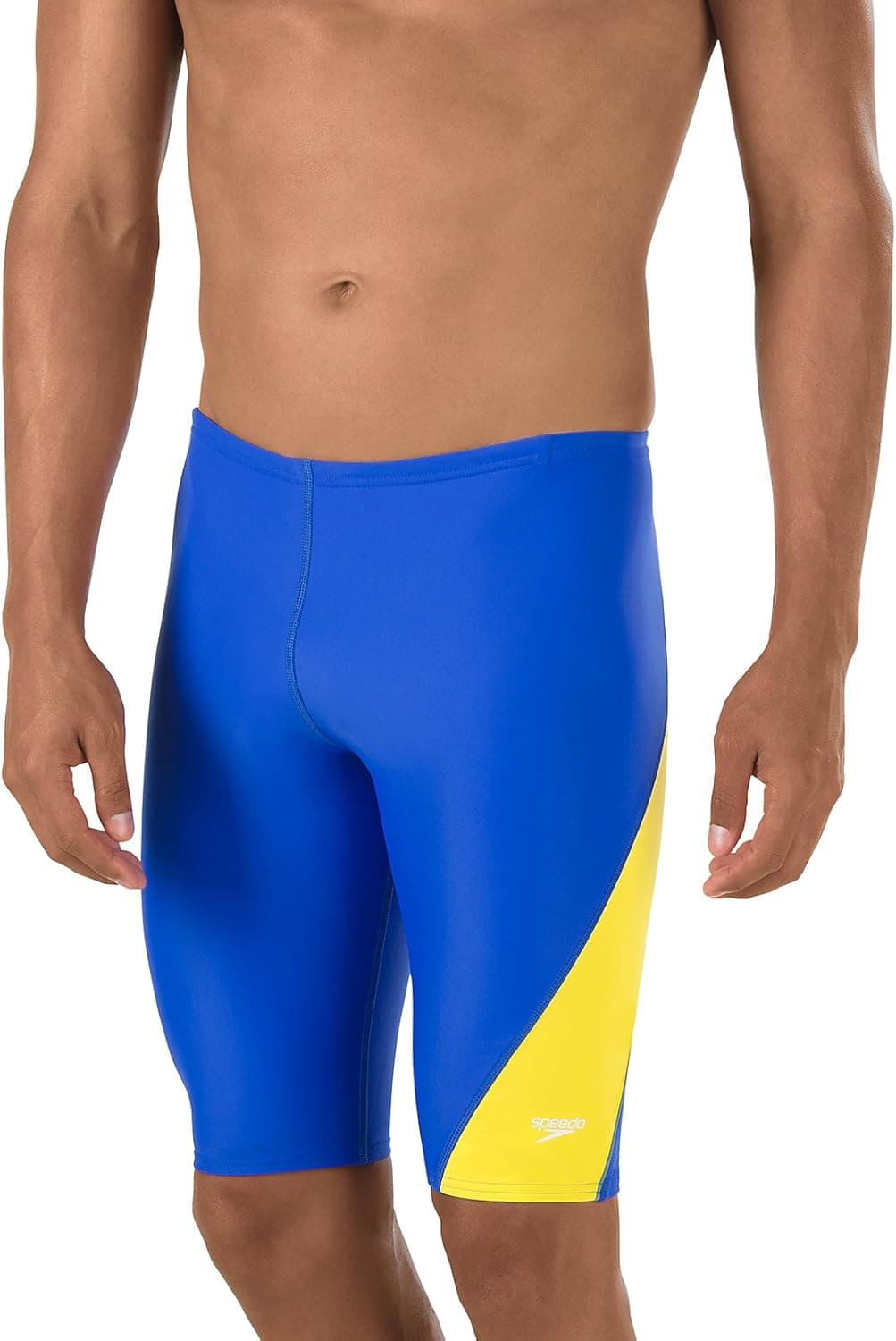 Speedo Men's Swimsuit Jammer Powerflex Eco Revolve Splice Team Colors