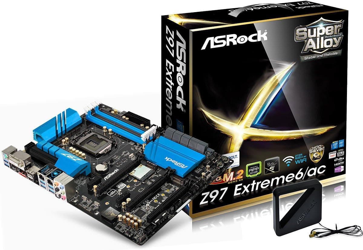 ASRock ATX DDR3 1066 LGA 1150 Motherboards Z97 EXTREME6/AC