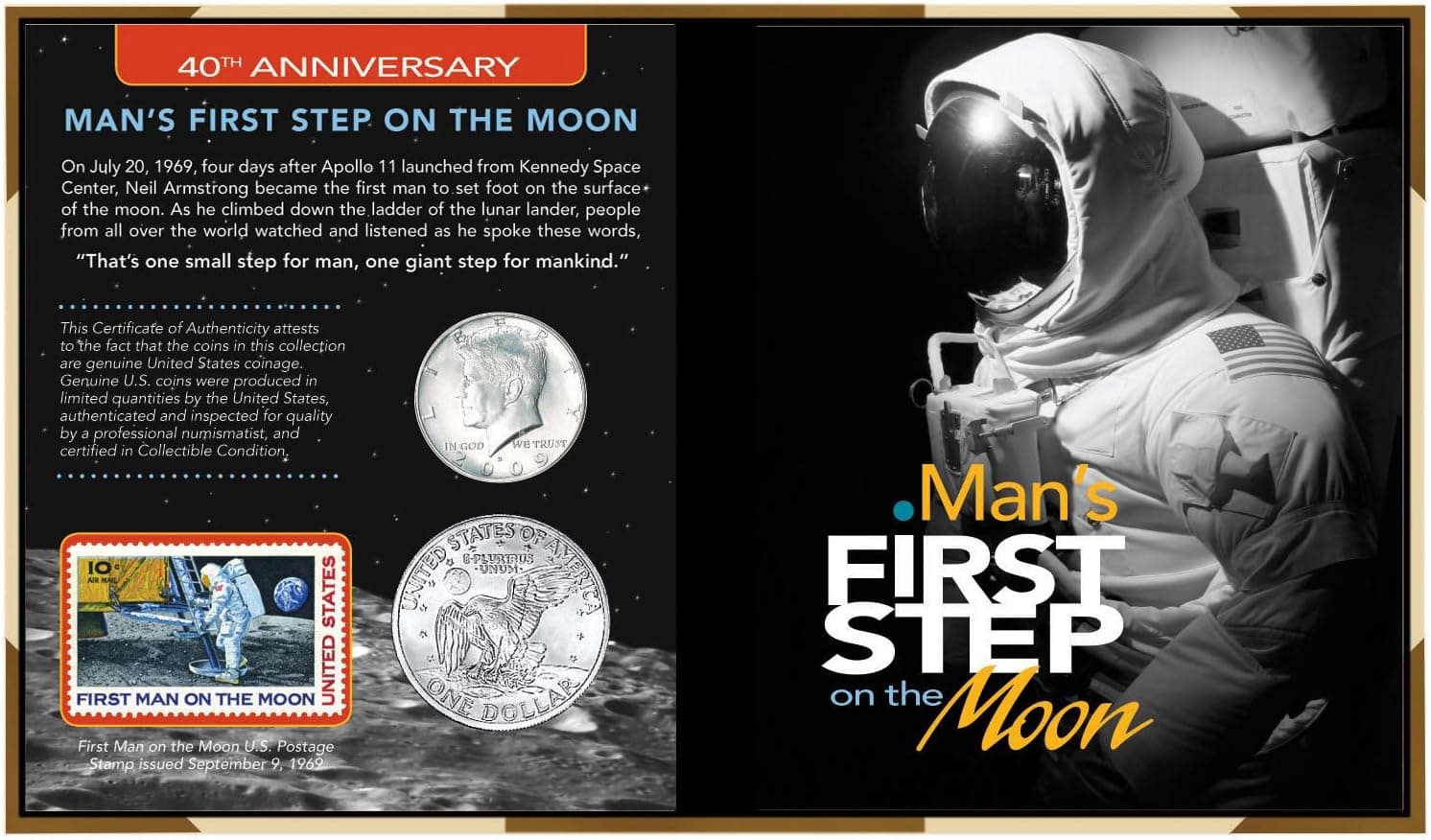40th Anniversary Man's First Step on The Moon