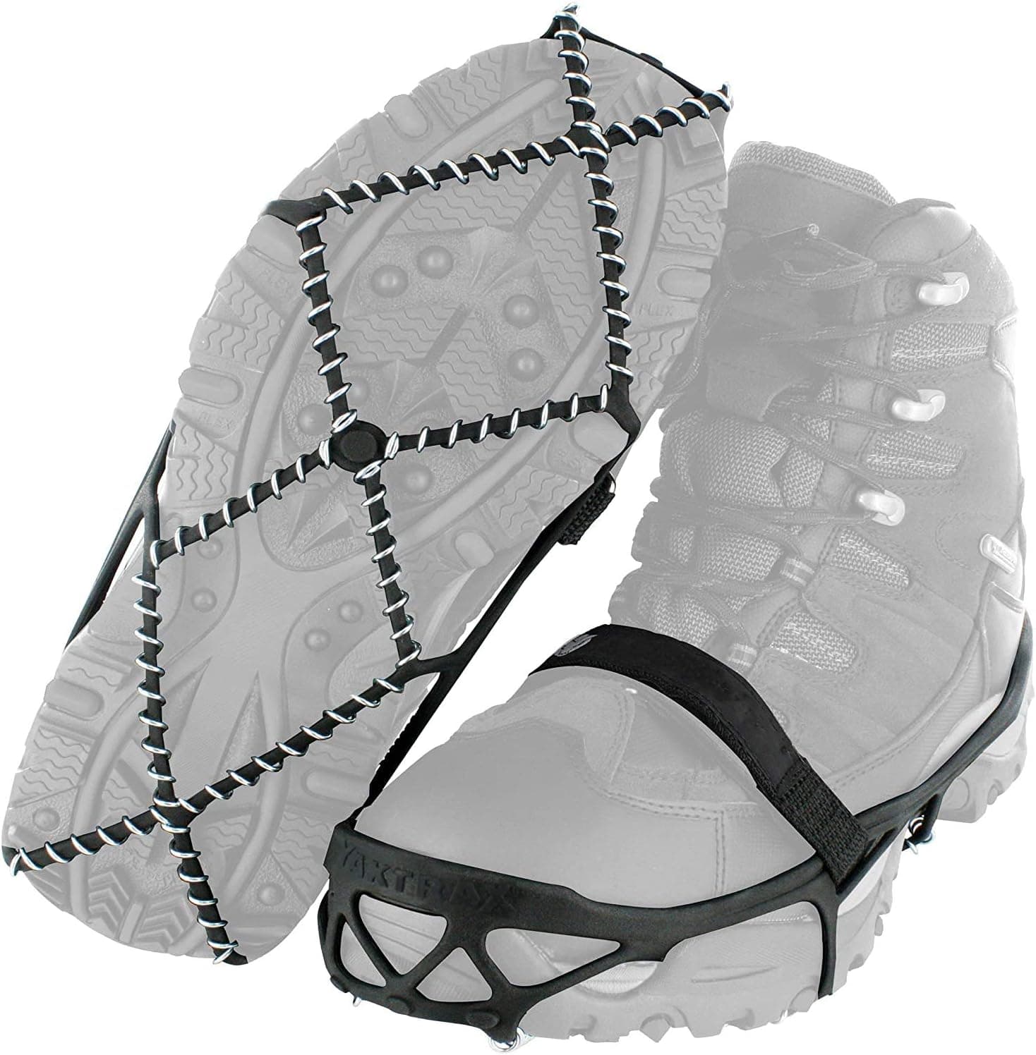 Traction Cleats for Walking, Jogging, or Hiking on Snow and Ice | Perfect Crampons Suitable for Yaktrax Pro Traction Cleats(1 Pair)/ Medium