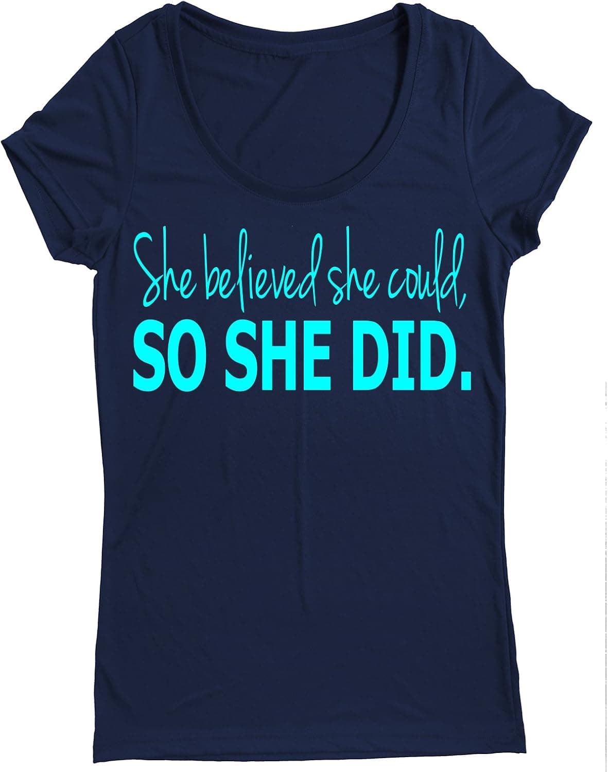 Marathon Runners Shirt – Women Running Short-Sleeves top -SHE Believed SHE Could. SO SHE DID or Gear