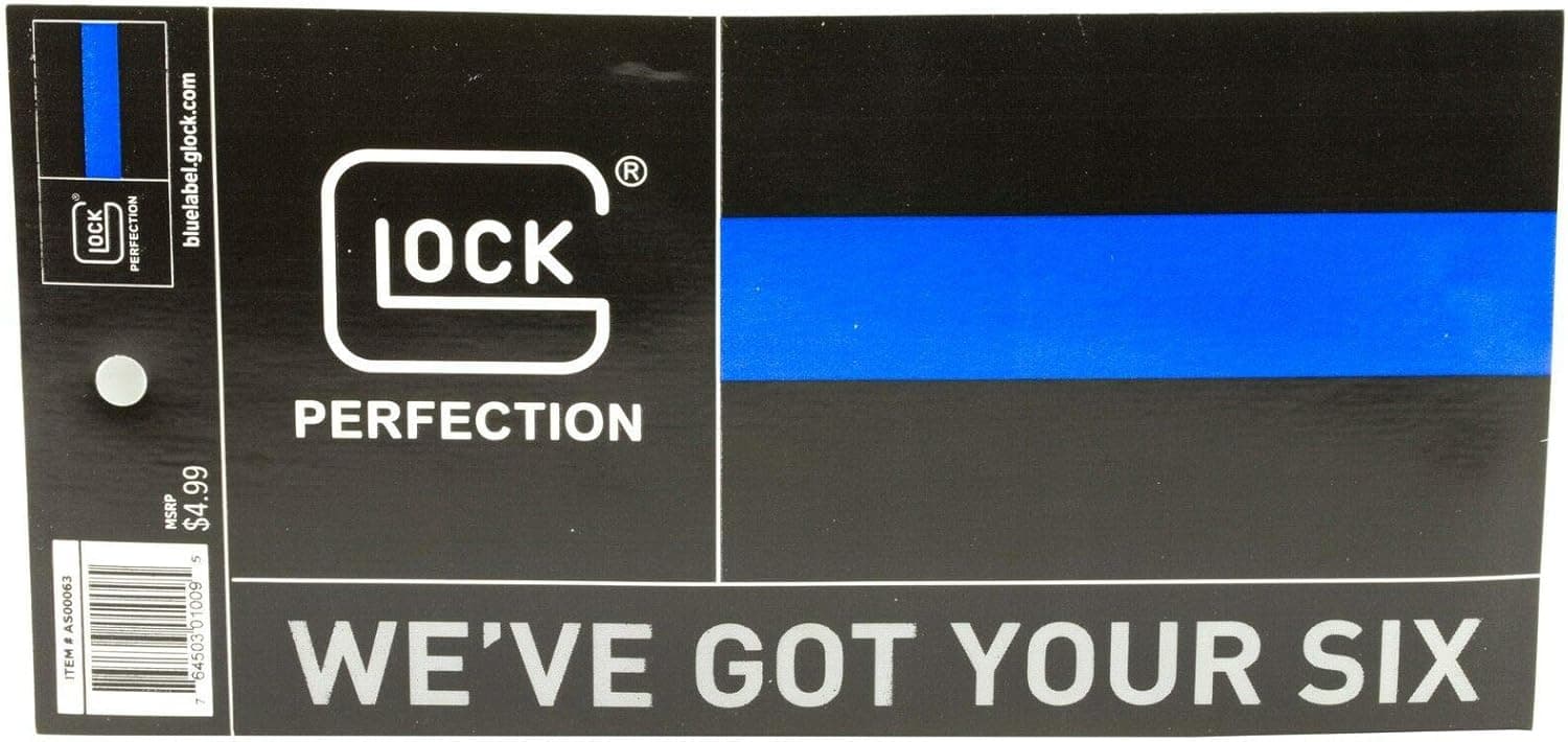 Glock AS00063 We've Got Your Six Sticker