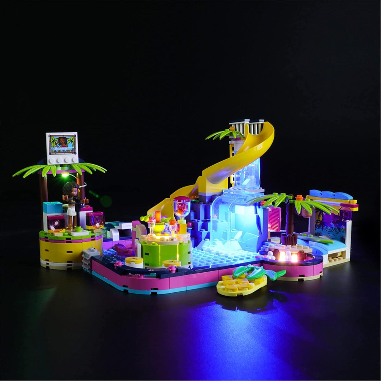 LIGHTAILING Light Set for (Friends Andrea's Pool Party) Building Blocks Model - Led Light kit Compatible with Lego 41374(NOT Included The Model)