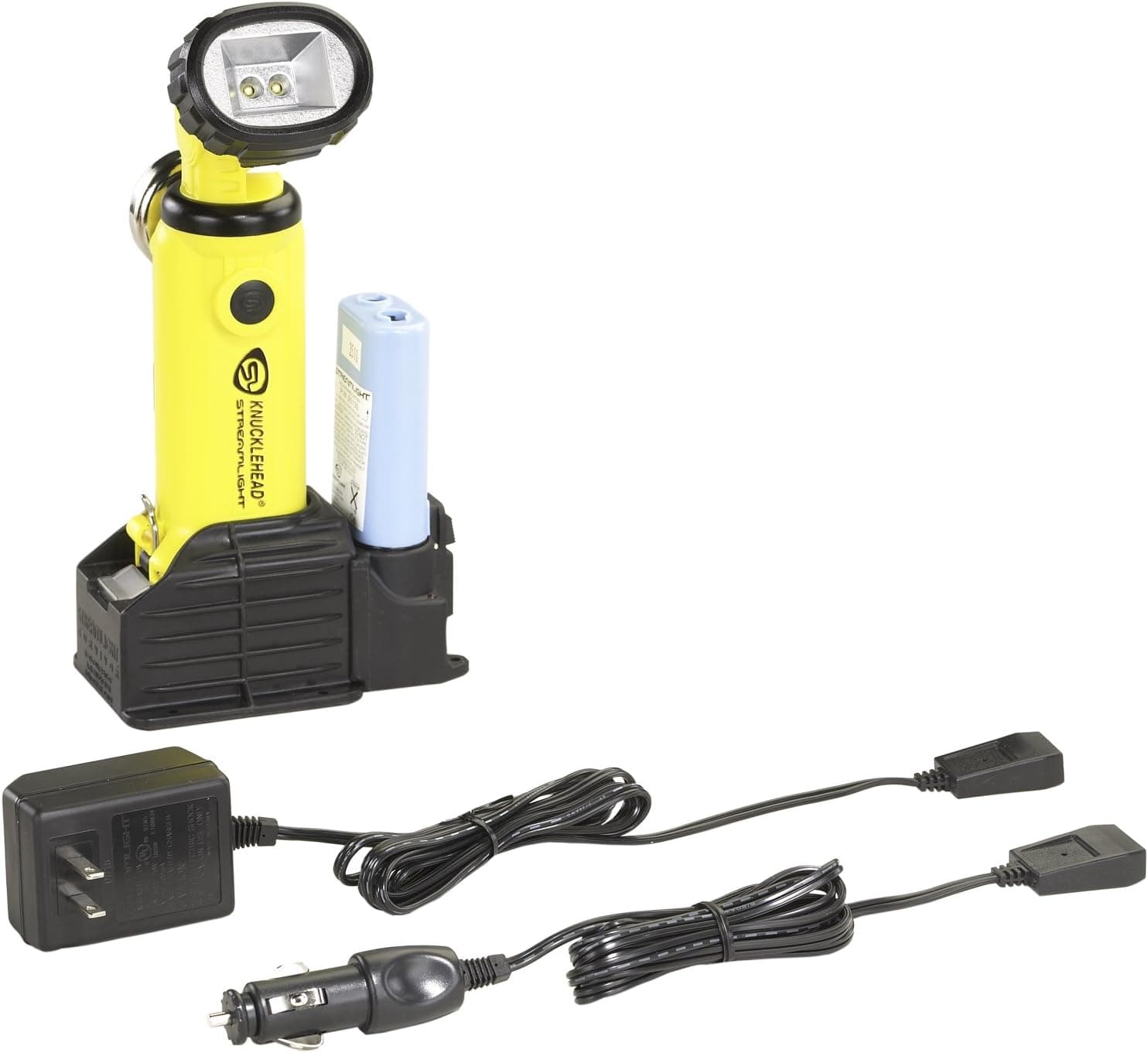 Streamlight 90633 Knucklehead Work Light with 120V AC/DC Piggyback Charger, Yellow