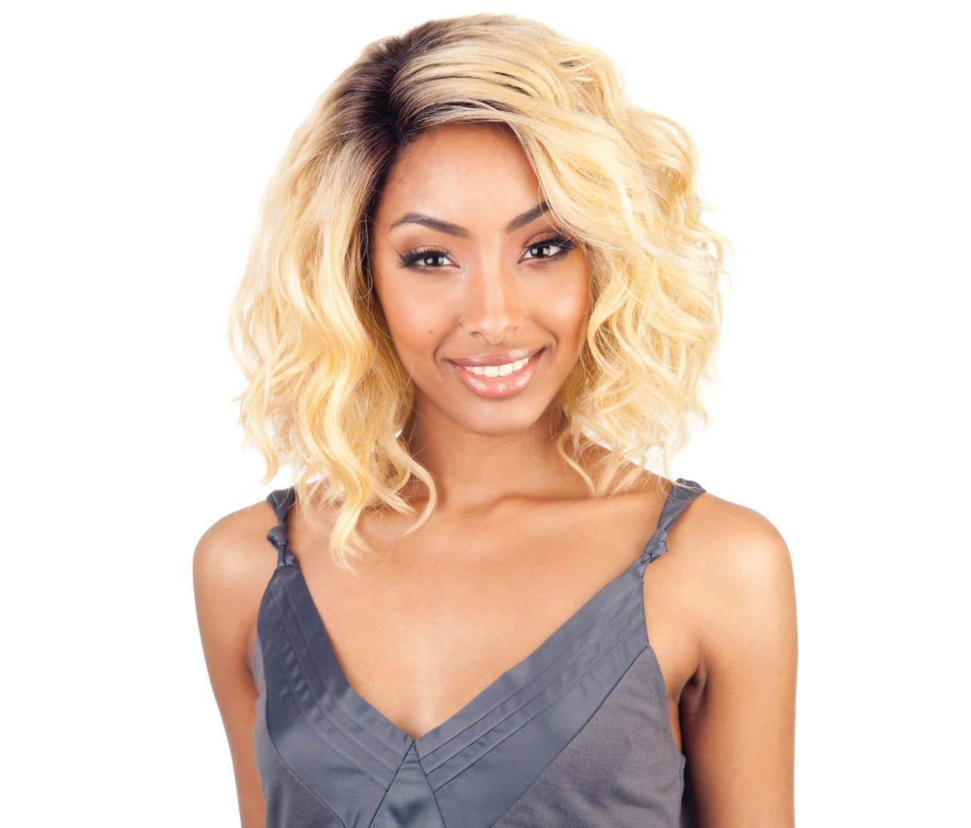 ISIS BROWN SUGAR Human Blended Lace Front Wig - BS206 (#2 - Dark Brown)