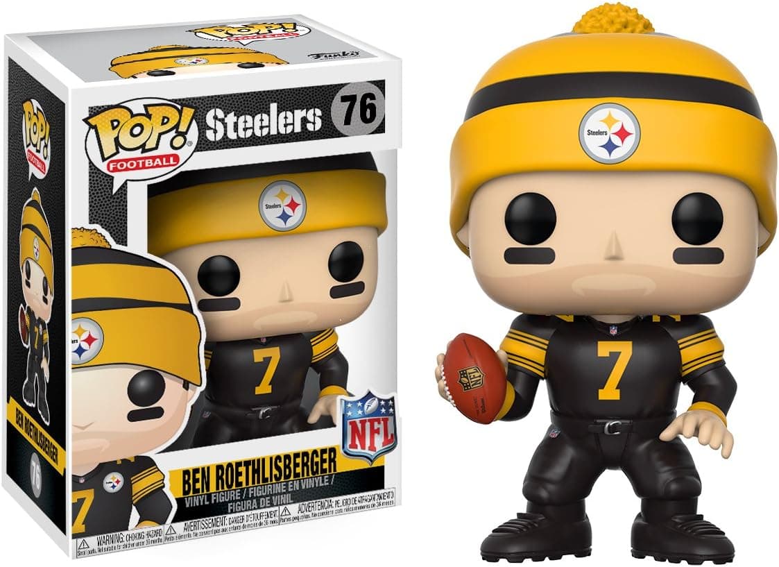 Funko POP NFL: Ben Roethlisberger (Steelers Color Rush) Collectible Figure