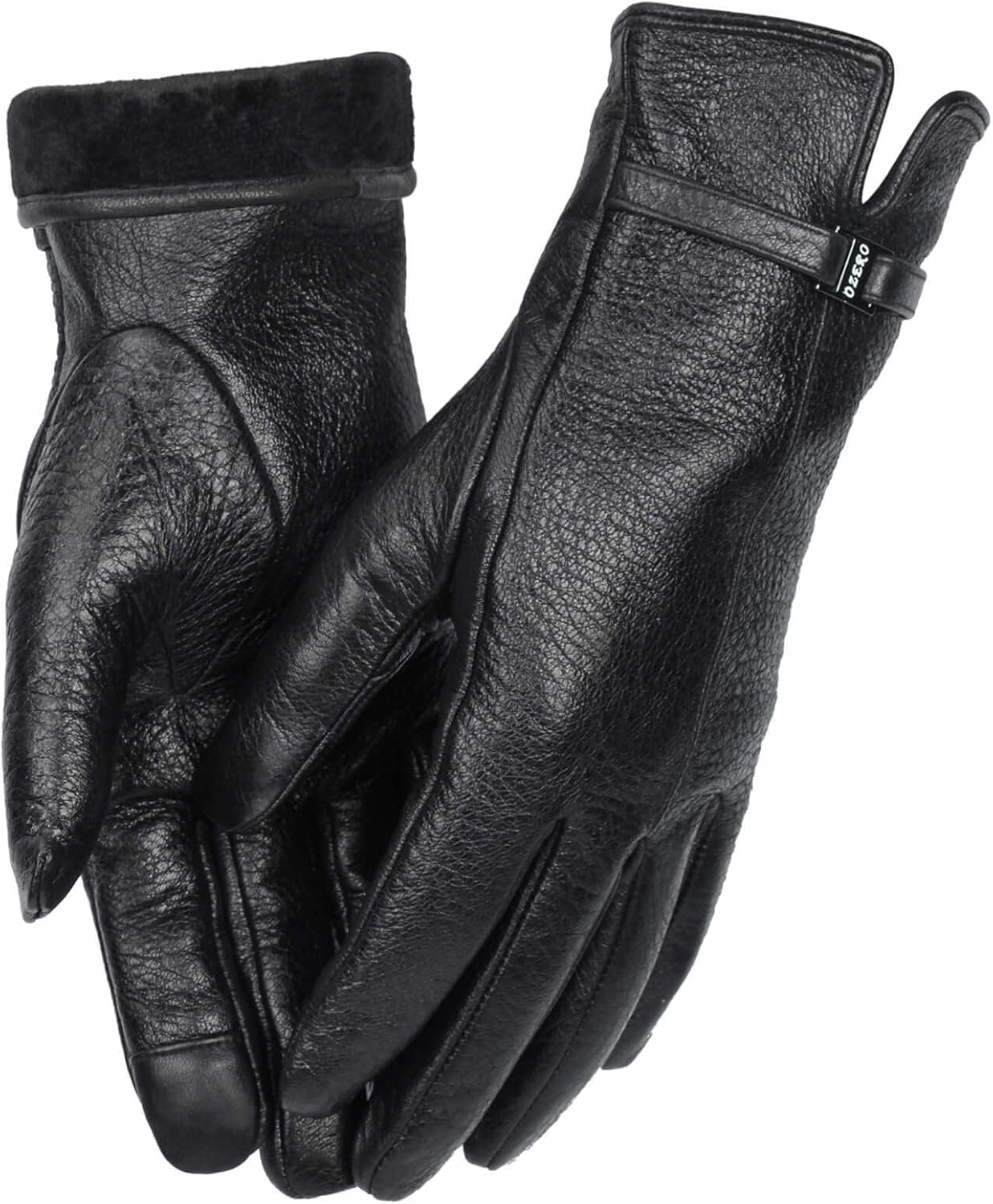 Leather Winter Gloves for Women Touch Screen Warm Glove Windproof Thermal in Cold Weather for Phone Texting Colourful