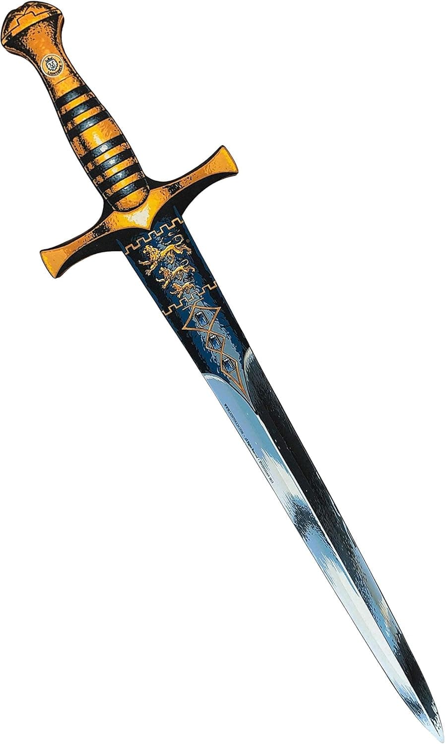 Liontouch Triple Lion King Sword | Medieval Pretend Play Foam Toy for Children Ready for Adventures in The Kingdom | Safe Weapons & Battle Armor for Kid’s Dress Up, Roleplay & Royal Costumes